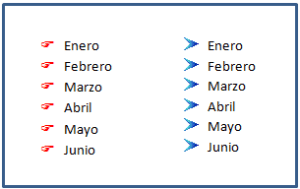 Resultado de imagen para viñetas en word