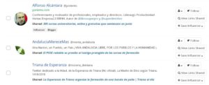 Uusarios de Sevilla que han compartido contenido de formación Uusarios de Sevilla que han compartido contenido de formación